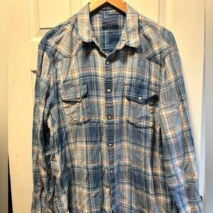 Lucky Brand Button Down with western snap buttons